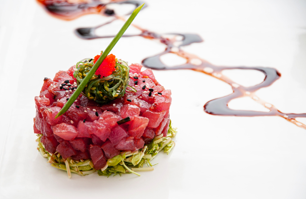 Tartare de thon au citron