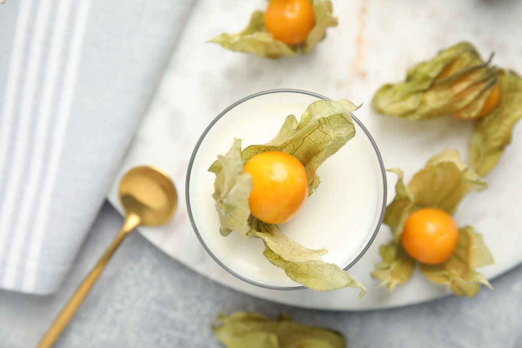 Crème aux physalis