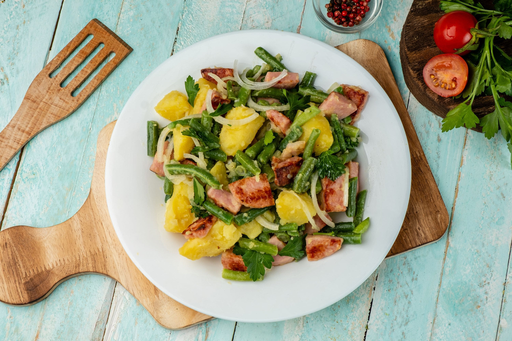 Poêlée haricot plat