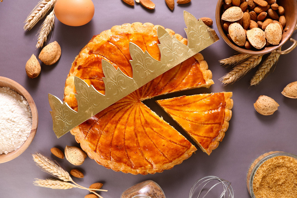 Galette des rois au sucre fin
