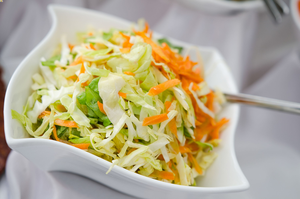 Salade de chou vert et carottes