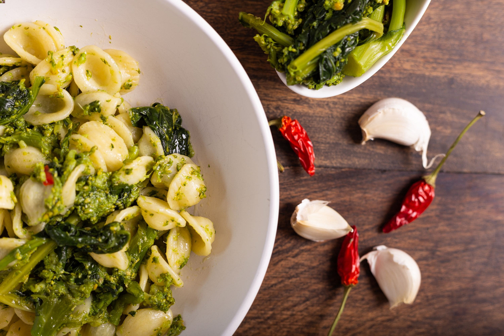 Pâtes au cima di rapa