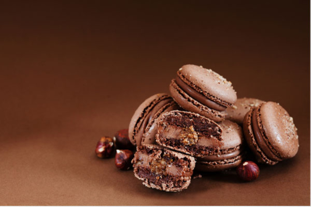 Chocolate macaroons