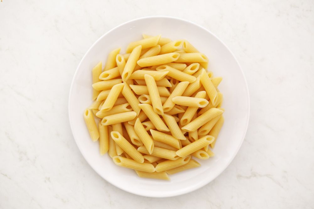 Shell pasta with butter