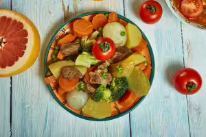 Tajine d'agneau aux artichauts