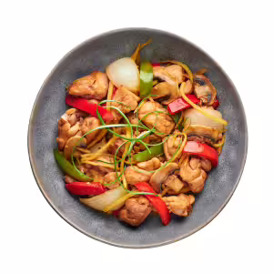 Poulet sauté aux baies de sichuan