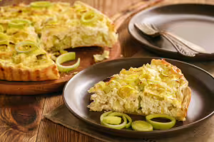 Leek tart
