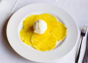 Ananas-carpaccio