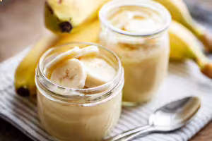 Banana mousse