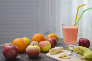 Banana apple orange smoothie