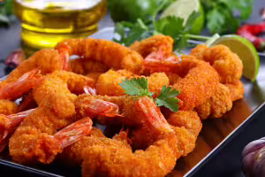 Breaded shrimp