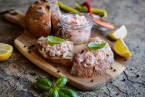 Lachs-rillettes