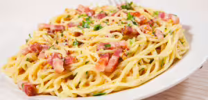 Capellini with butternut cream