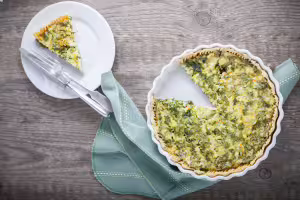 Tarte mortadelle et montasio