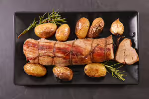 Baked pork tenderloin