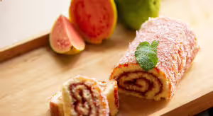 Gâteau roulé à la goyave