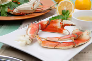 Crab with mayonnaise