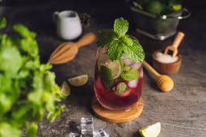 Mojito mit pineau des charentes
