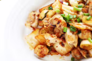 Chicken stir-fry with kaffir lime