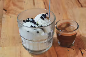 Grappa affogato