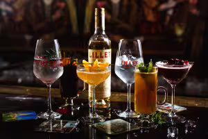 Weißer lillet-cocktail