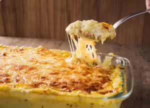 Gratin au fromage oka