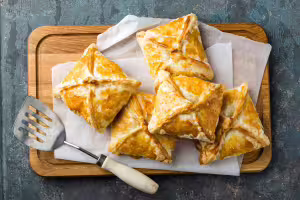 Langustinen-blätterteig