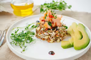 Insalata di semi germogliati