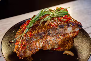 Pork loin with thyme