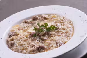 Risotto with dried beef
