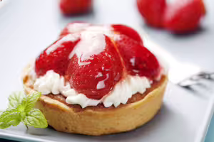 Clery-erdbeer-törtchen