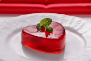 Raspberry gelatin