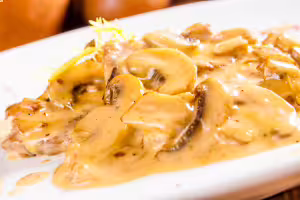 Veal escalopes with cream