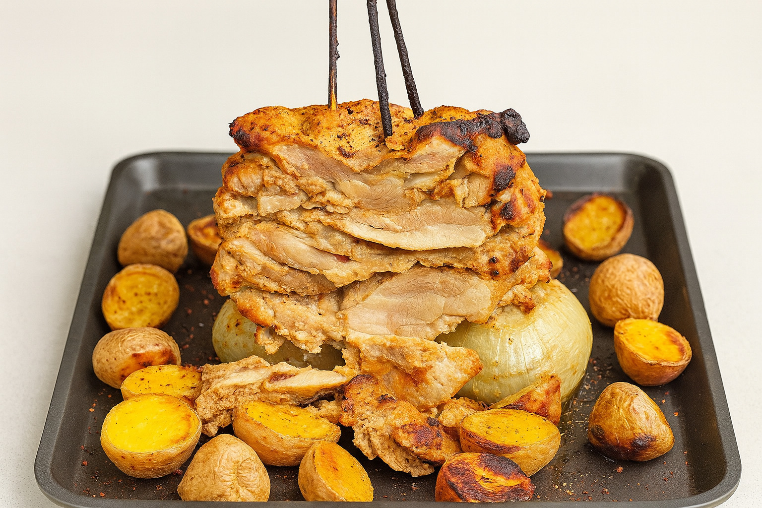 Chawarma de poulet au four