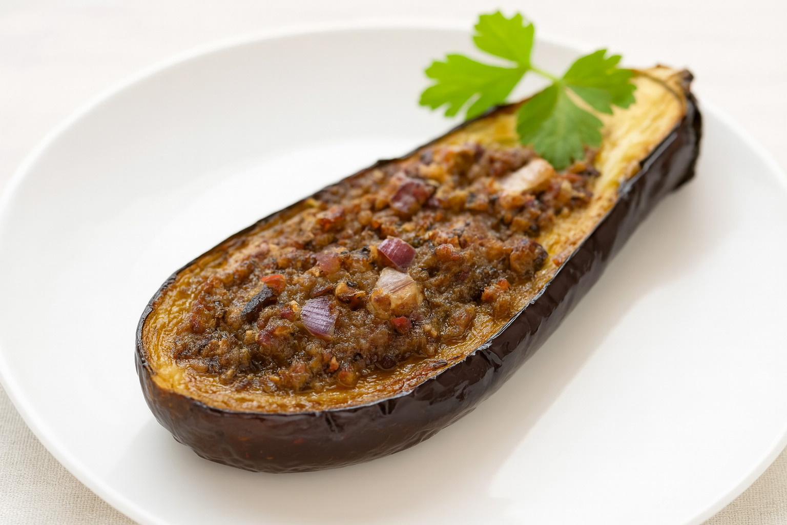 Grilled eggplant