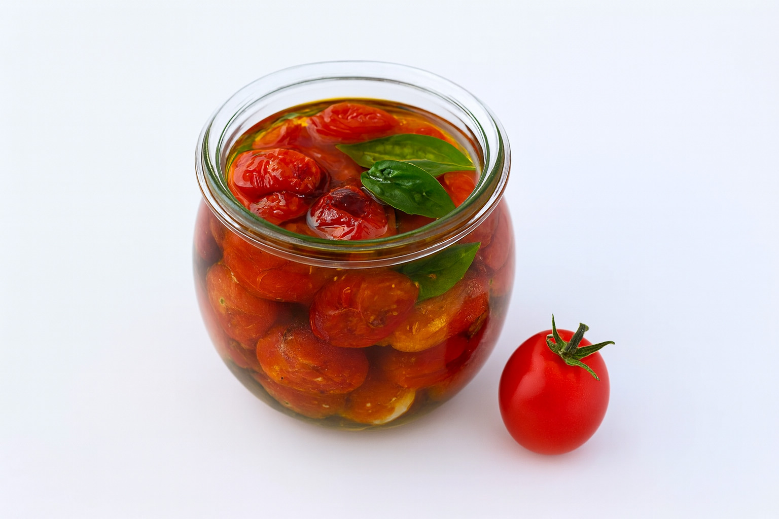 Tomates confitadas en aceite