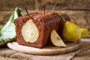 Schokoladen-birnen-kuchen
