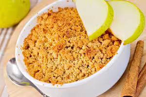Pear crumble