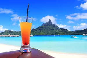 Bora bora non-alcoholic cocktail