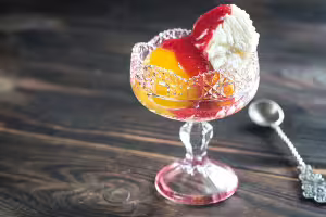 Peach melba