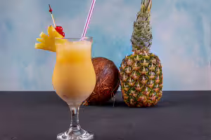 Alkoholfreier pina-colada-cocktail