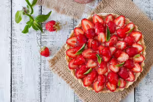 Strawberry tart