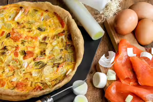 Lachs-lauch-quiche