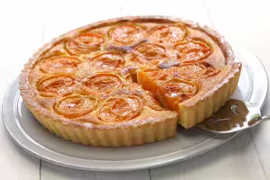 Tarte aux abricots et aux amandes