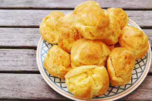 Gougères with cheese