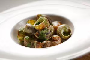 Snails with parsley butter