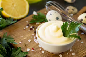 Homemade mayonnaise