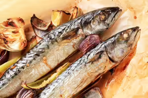 Papillote de maquereaux au citron