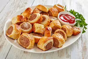 Hojaldres de salchicha