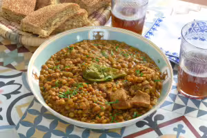 Lentilles à la marocaine